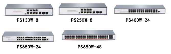 Models of PoE switch